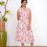 Baby rose cotton shirt dress