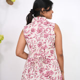 Baby rose cotton shirt dress
