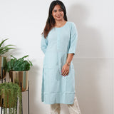 Baby blue cotton co-ord set