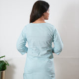 Baby blue cotton co-ord set