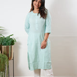 Light green cotton co-ord set