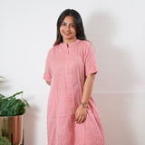 Red stripes cotton co-ord set