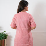 Red stripes cotton co-ord set