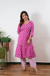 Rani pink cotton co-ords set