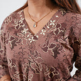 Rose taupe cotton co-ords set