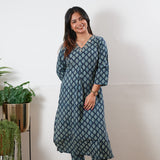 Indigo and blue cotton co-ords set