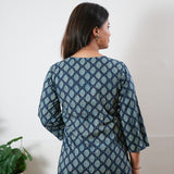 Indigo and blue cotton co-ords set