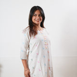 White cotton co-ord set