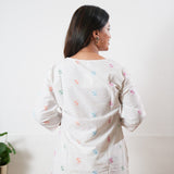 White cotton co-ord set
