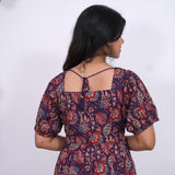 Nadhi cotton midi dress - Violet