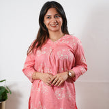 Peachy pink cotton lounge sleep wear