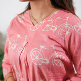 Peachy pink cotton lounge sleep wear