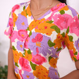 Multicoloured cotton sleep wear