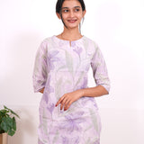 Lavender tulips cotton lounge sleep wear