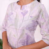 Lavender tulips cotton lounge sleep wear