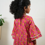 Cotton candy cotton frock