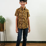 Mustard cotton shirt