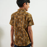 Mustard cotton shirt