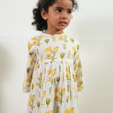 Bell flower cotton frock