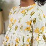 Bell flower cotton frock
