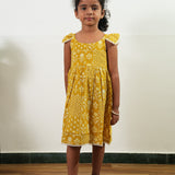 Mustard cotton frock