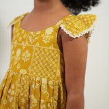 Mustard cotton frock
