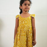 Mustard cotton frock