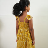 Mustard cotton frock