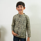 Beige cotton kurta
