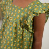 Pista green cotton co-ords set