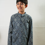 Temple cotton kurta set