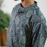 Temple cotton kurta set