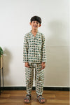 Blue elephant cotton co-ords set