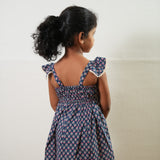 Midnight blue cotton frock