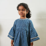Indigo candy cotton frock