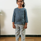 Indigo cotton kurta