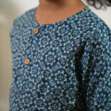 Indigo cotton kurta