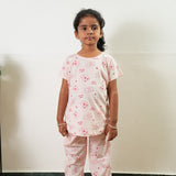 Teddy knitted cotton night suit