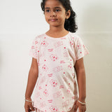 Teddy knitted cotton night suit