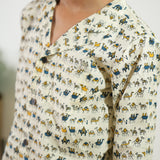 Camel cotton co-ords set