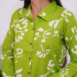 Grass cotton night suit