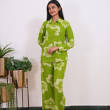 Citrus cotton night suit