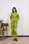 Citrus cotton night suit