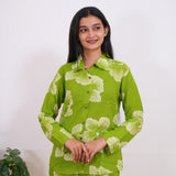 Citrus cotton night suit