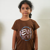Chocolate knitted cotton night suit