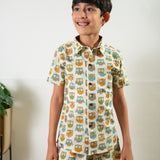 Blue owl cotton co-ords set