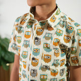 Blue owl cotton co-ords set