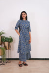 Indigo cotton co-ords set