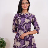 Violet cotton co-ords set