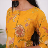 Mustard bloom viscose co-ords set